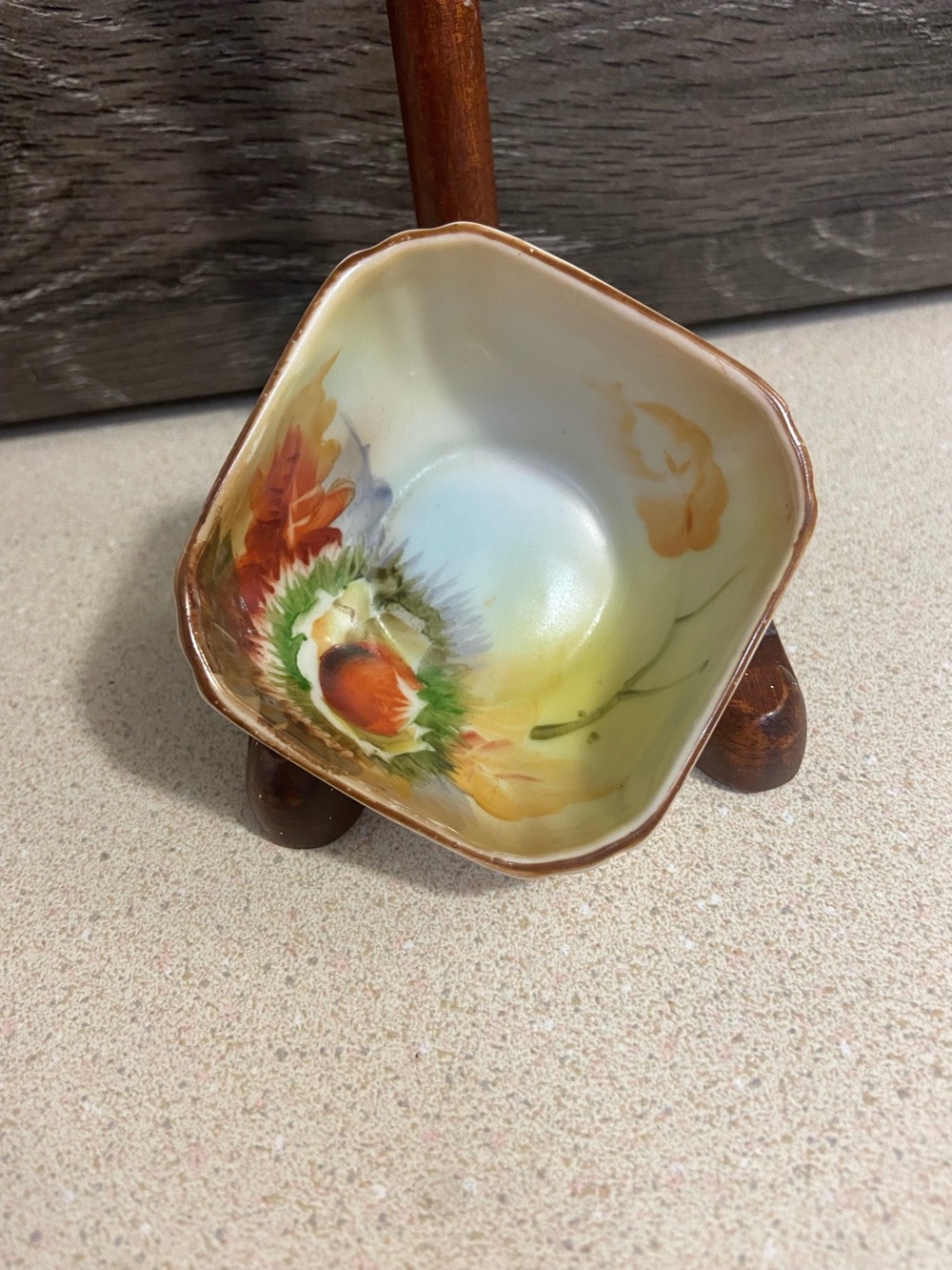 Art Deco Replacement Nippon Morimura Noritake Hand Painted 2.5” Square 1 Cup